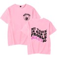 thumbnail image 1 of Matt Rife T-shirt Merch  My Taste In Men Is Problemattic pop graphics print Crewneck Unisex Trend Casual Short Sleeve TShirt Top, 1 of 3