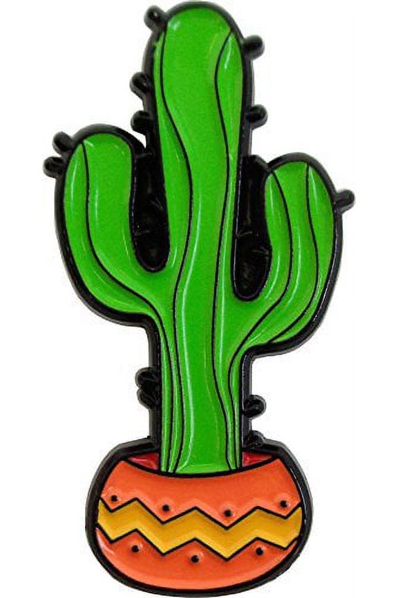 Matt Stewart, Cactus 1, Licensed Original Artwork, Expertly Designed ENAMEL PIN - 1.25" x 0.60"