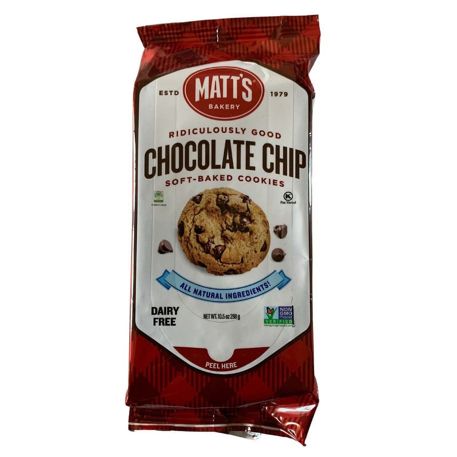 Matt's Bakery, Chocolate Chip Cookies, 10.5 oz