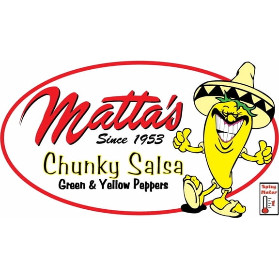Matta's Chunky Salsa Green & Yellow Chile