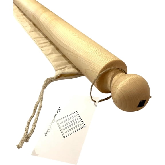 Mattarello pasta rolling pin Hard Maple 30"