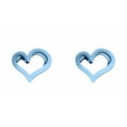 thumbnail image 1 of Matte Acrylic Heart Hair Claw Clip (2PC) - Medium Size Non- Jaw Clip for Women & Girls - Trendy Hair Accessory for Thick, Thin & All Hair Types - Cute Styling Clip for Everyday Use, 1 of 1