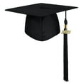 thumbnail image 1 of Matte Adult Graduation Cap Unisex Adjustable Bachelor Cap with 2025 Charm Long Tassels Graduation Attire Bachelor Cap for College Graduation Photos Pa, 1 of 5