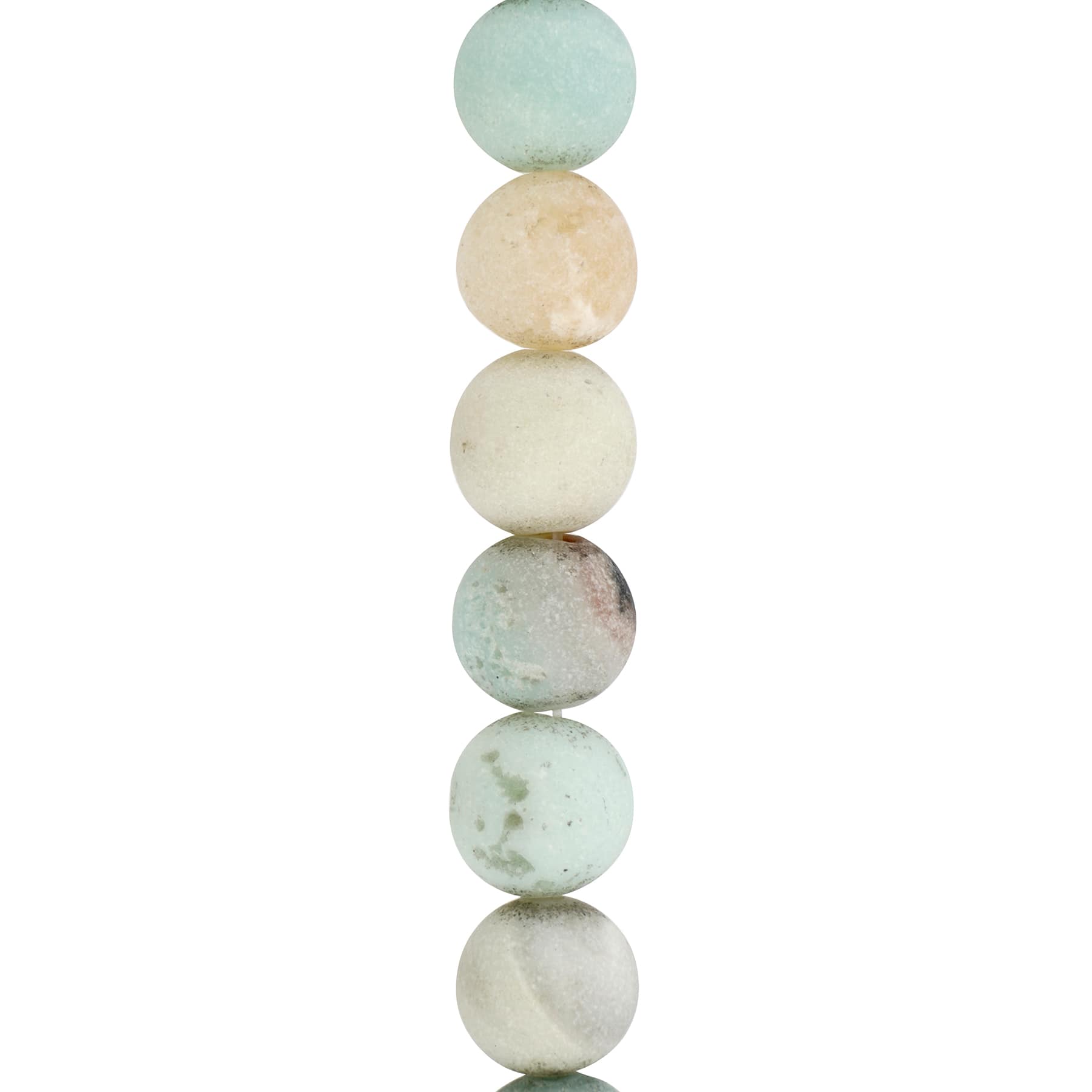 Matte Amazonite Round Beads by Bead Landing™