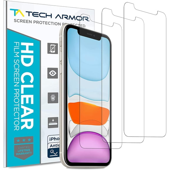 Matte Anti-Glare/Anti-Fingerprint Film Screen Protector Designed for Apple iPhone 11, Xr 6.1 Inch 3 Pack 2019