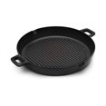 thumbnail image 1 of Matte Black 11.75 inch Cast Iron Grill Pan, 1 of 1