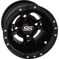 thumbnail image 1 of Matte Black 9x8, 4/115, 3+5 ITP SS112 Sport Aluminum Wheel - 0928386536B, 1 of 2