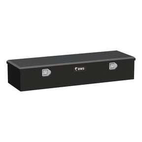 Matte Black Aluminum 58" 5th Wheel Truck Tool Box (Heavy Packaging)