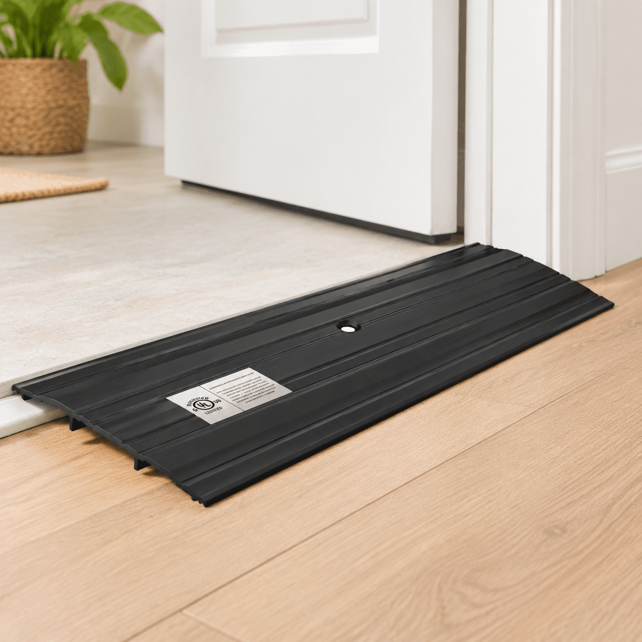 Store Sign Flashcard Matte Black Anodized Aluminum Door Threshold, 4''W x 1/4''H x 36''L ...