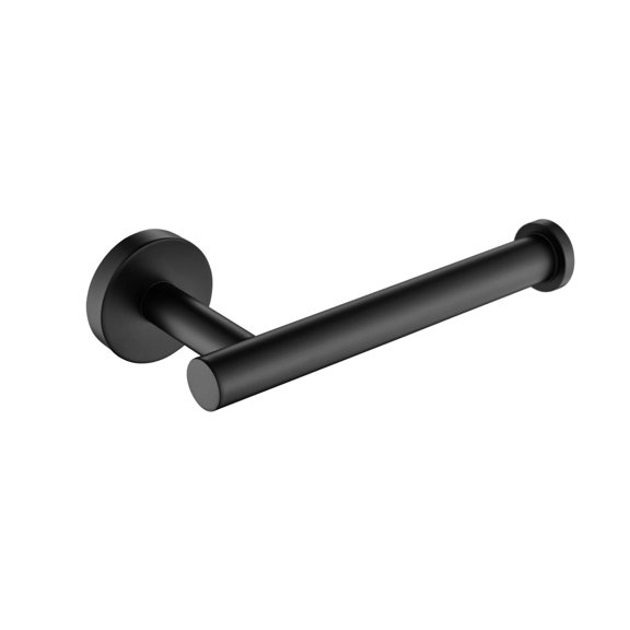Matte Black Appearance - Easy Paper Replace - Small Bathroom Space - Corrosion - resistant Dispenser Set