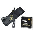 thumbnail image 1 of Matte Black Barber Straight Razor German Made Carbon Steel Material With Pouch + 100 Premium Derby Blades Bonus By XPERSIS Professional, 1 of 3