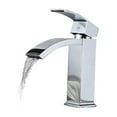 thumbnail image 1 of Matte Black Basin Faucet, Water Tap Bathroom Faucet, Solid White Brass Cold & Hot Water Single Handle Water Sink Tap Mixer, 1 of 6