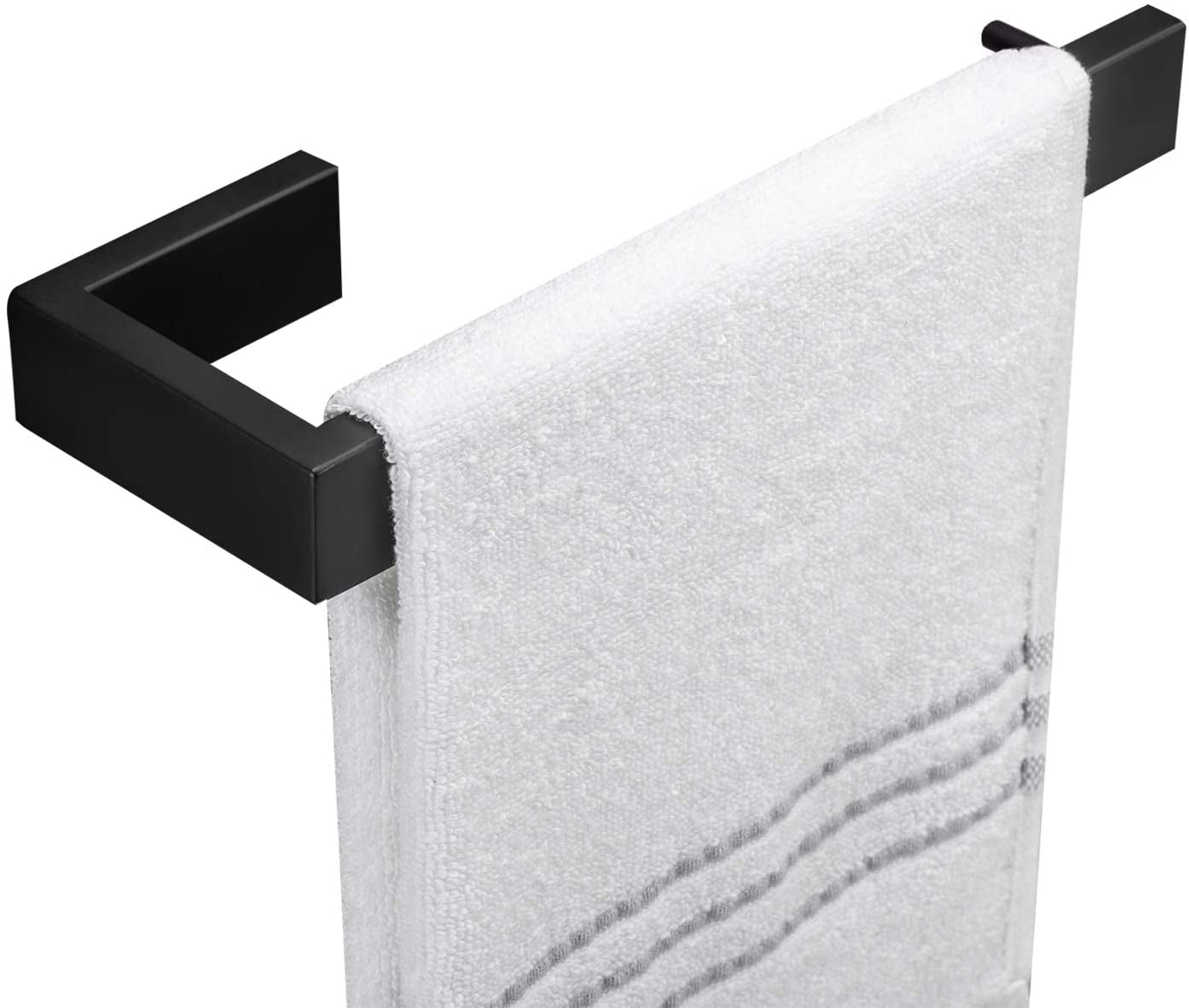 Matte black hand towel rail sale