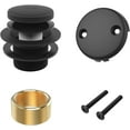 thumbnail image 1 of Matte Black Bath Tub Drain and Overflow Kit, Universal All Metal Tip-Toe Bathtub Drain Replacement Kit with Fine/Coarse Thread, 1 of 12