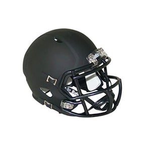 Matte Black Blank Riddell Revolution Speed Mini Football Helmet (Decorative Mini Helmet - NOT Wearable - Does NOT FIT Any Human Head)