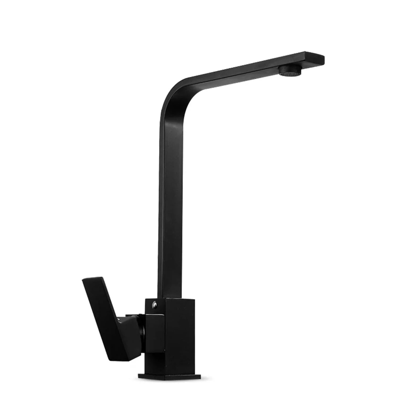 Matte Black/Brushed Nickle Kitchen Faucet, 360 Rotate Cold Hot Water