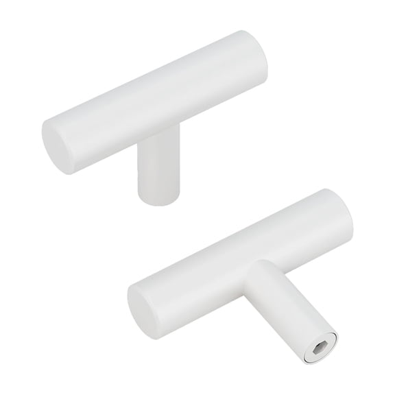 Matte Black Cabinet Hardware Stainless Steel Drawer Knobs 30 Pack - Kitchen Cabinet Door Knobs