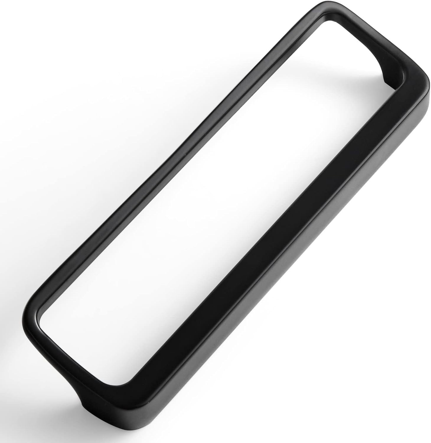 Matte Black Cabinet Pulls with Hole Center 5''(128mm),Modern Zinc Alloy Drawer Pulls for Drawer,Wardrobe,Cupboard,6 Pack