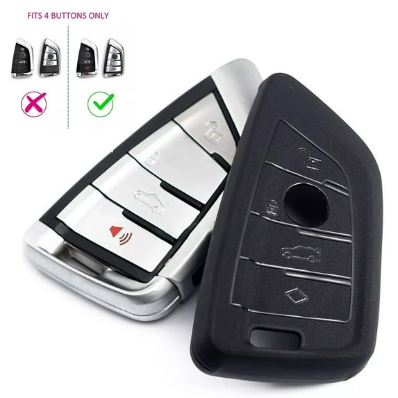 Matte Black Car Key Fob Cover Case Protector For BMW 4 Buttons G20 G30 ...