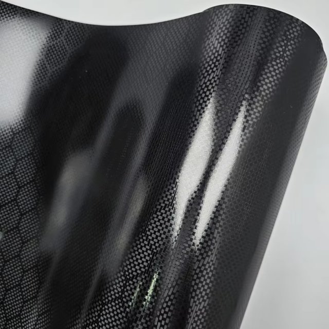 Matte Black Carbon Fiber Automotive Body Films Stickers