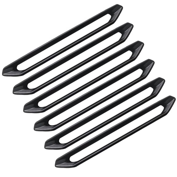 Matte Black/Carbon Fiber/Carbon Fiber Roof Luggage Rack Protector Strips Heavy Duty Plastic Construction None Tool Needed Fit Most SUV Models 2023 2024 2025