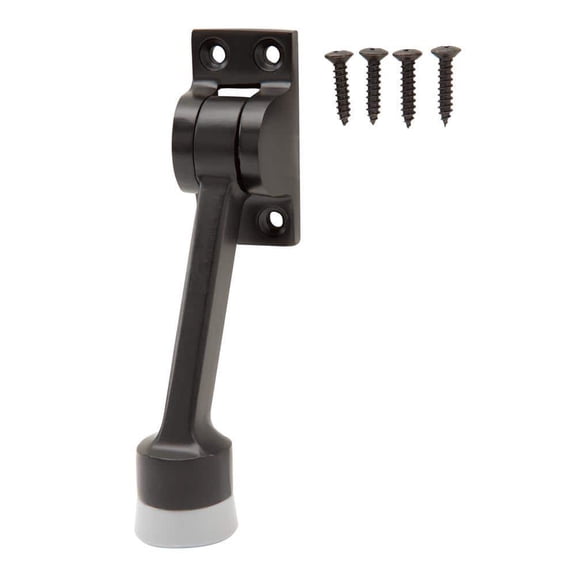 Matte Black Commercial Grade Kick Down Door Stop