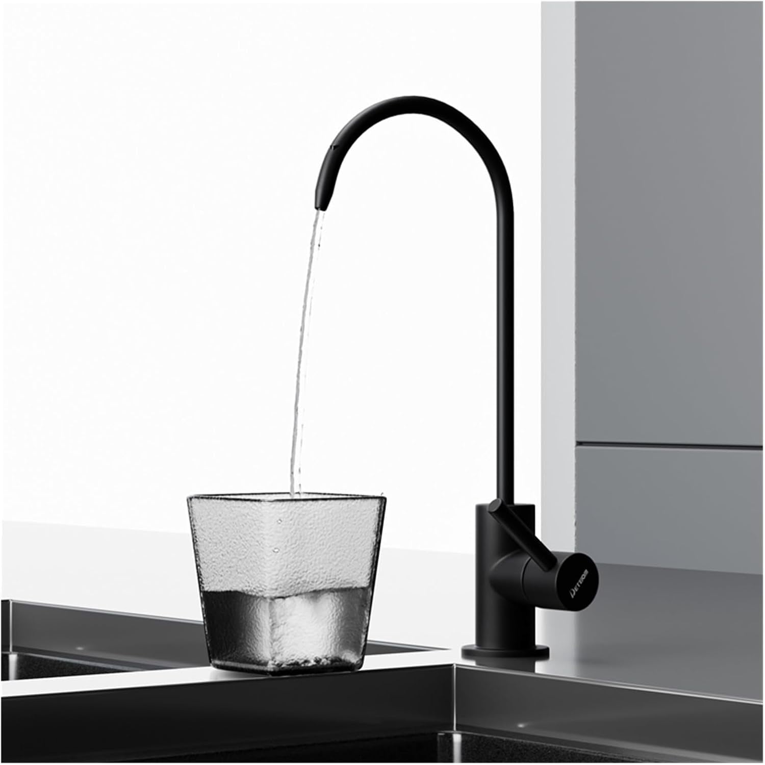 Capri Pulldown Matte Black Kitchen Faucet