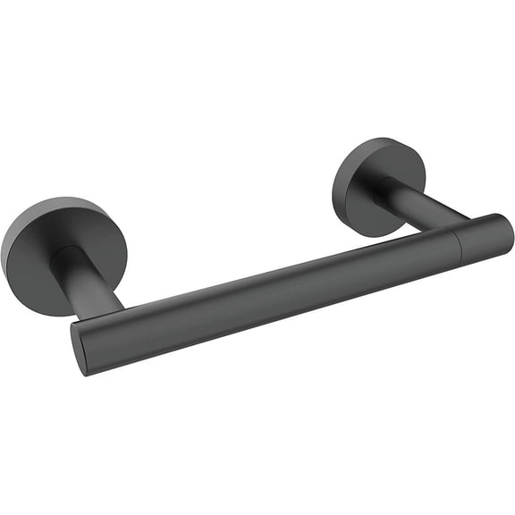 Matte Black Double Post Pivoting Wall Mounted Stainless Steel Toilet Paper Holder for Bathroom RV, by RARXTR