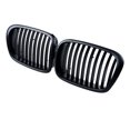 thumbnail image 1 of Matte Black Euro Front Center Kidney Grille Grill Fit 1997-2003 BMW E39 520i 523i 525i 528i 530i 535i 540i M5 4-Door, 1 of 5