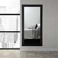thumbnail image 1 of Matte Black Framed Floor Leaning Tall Mirror 32''x 71'', 1 of 4