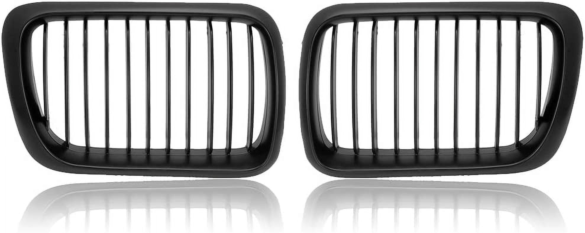 Matte Black Front Kidney Grilles Grill for BMW E36 318i 323i 1997 1998