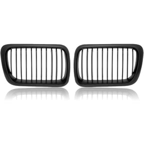 Matte Black Front Kidney Grilles Grill for BMW E36 318i 323i 1997 1998 1999