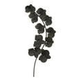 thumbnail image 1 of Matte Black & Gold Metal Orchids Wall Decor, 1 of 2