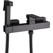 Matte Black Handheld Bidet Sprayer for Toilet Cloth Diaper Sprayer Hot and Cold Water Toilet Sprayer High Pressure