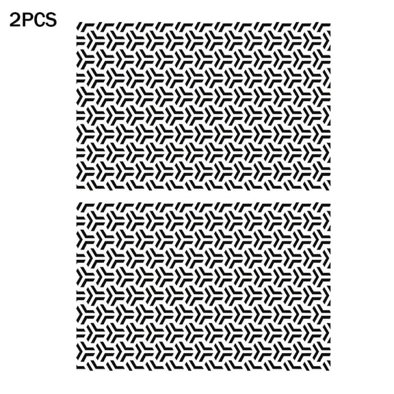 Matte Black Honeycomb Car Side Window Sticker, Self-Adhesive PVC Window Film, 7550cm Universal Trim Decal with Privacy Protection for Auto Interior Decoration