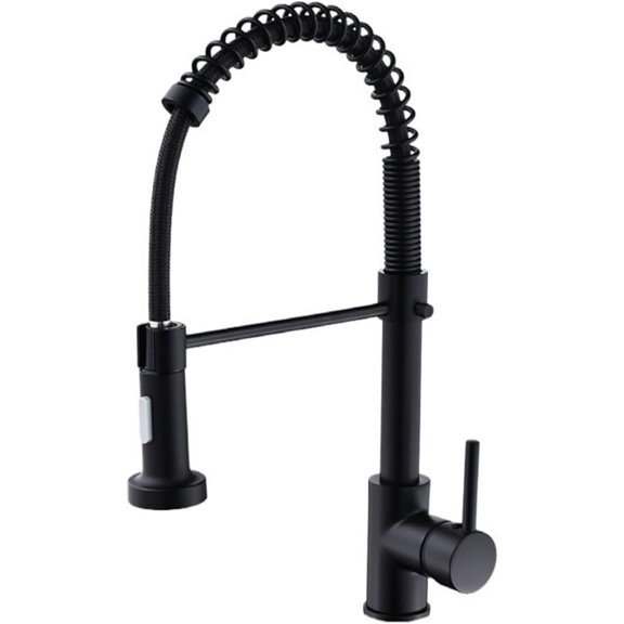 Matte Black Kitchen Faucet Deck Mounted Mixer Tap 360 Degree Rotation Stream Sprayer Nozzle Kitchen Sink Hot Cold Taps