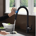 thumbnail image 1 of Matte Black Kitchen Faucet Sensitive Smart Touch Control Faucet Mixer Tap, 1 of 1