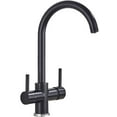 thumbnail image 1 of Matte Black Kitchen Sink Faucet Tap Pure Water Filter Mixer Crane Dual Handles Purification Kitchen Hot and Cold Faucet,Brushed Nickel, 1 of 7