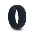 thumbnail image 1 of Matte Black Men's Silicone Ring - 8mm, 1 of 3