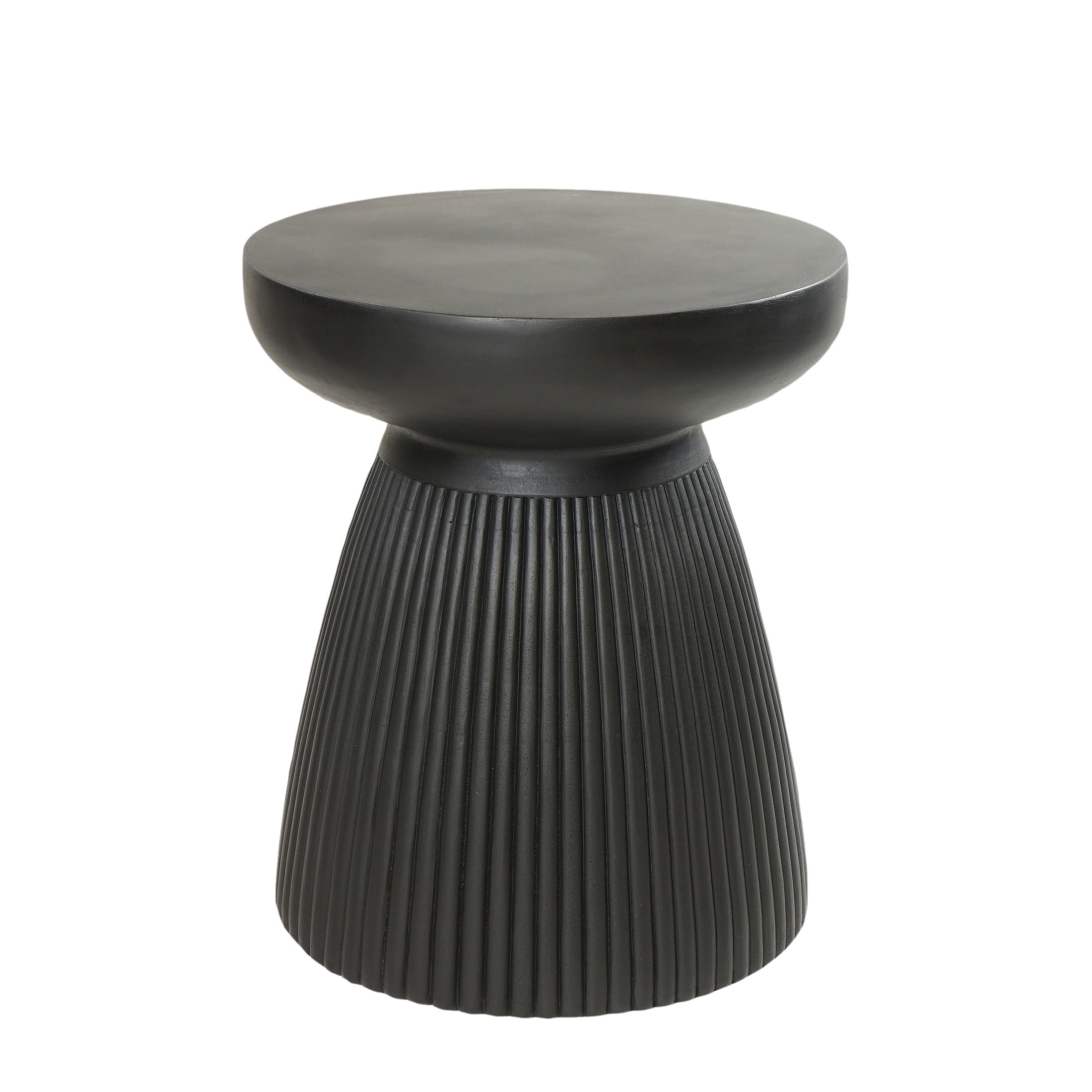 Elevate Your Space with a Sleek Black Concrete Side Table | Modern Design Tips