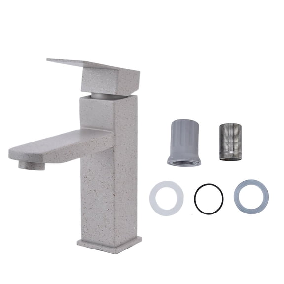 Matte Black Modern Faucet, Lead-Free Bathroom Faucet Quick Install Vanity Faucet for 1 or 3 Hole Bathroom Sink Faucet Mixer Tap Washbasin Faucet with