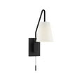 thumbnail image 1 of Matte Black Owen Adjustable Wall Sconce, 1 of 6
