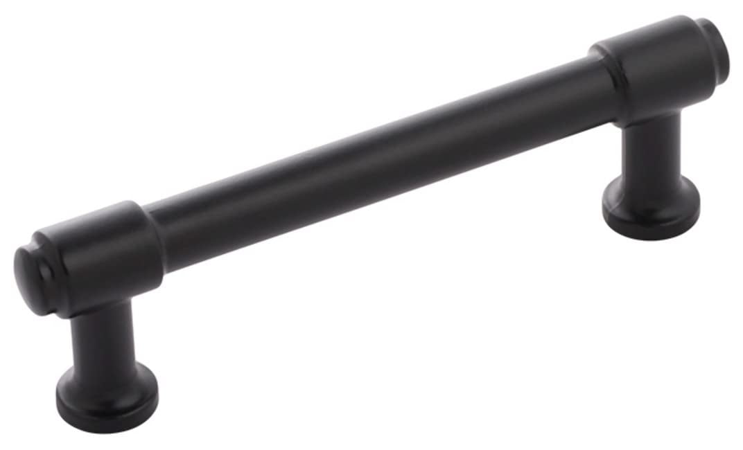 Matte Black, Piper Collection, 1 pack Solid Core Kitchen Knobs