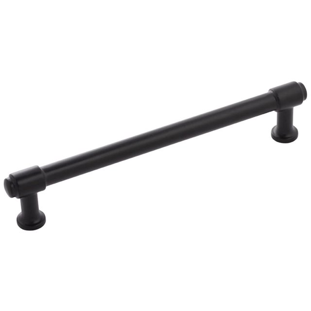 Matte Black, Piper Collection, 1 pack Solid Core Kitchen Knobs