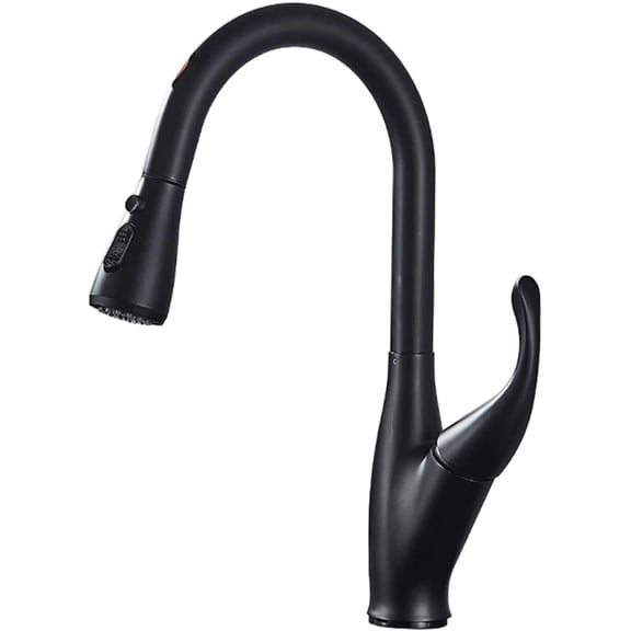 Matte Black Pull Out Sensor Kitchen Faucet, Sensitive Smart Touch Control Faucet Mixer Tap, Touch Control Smart Kitchen Sink Taps