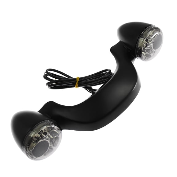 Matte Black Rear Turn Signal Brake LED Light For Harley 10-23 Street Road Glide