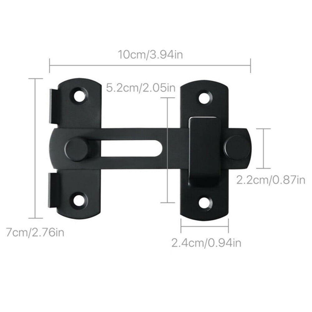 Matte Black Stainless Steel Gate Latches Flip Latch Safety Door Bolt