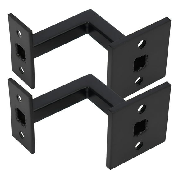 Matte Black Swivel Handrail Brackets for Stairs 304 Stainless Steel Adjustable Railing Support for Indoor Outdoor Staircase Ramp