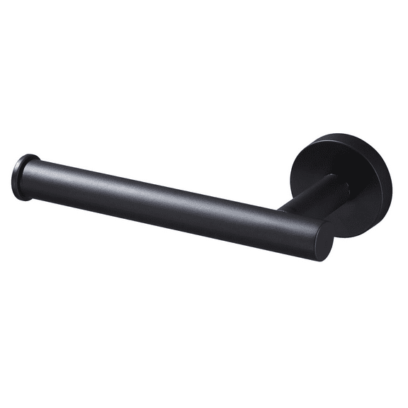 Matte Black Toilet Paper Holder Wall Mount, Durable SUS304 Stainless Steel, Modern Toilet Paper Hanger for Bathroom