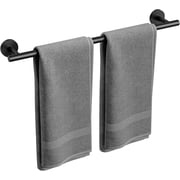 Matte Black Towel Bar, 24 Inch Bathroom Towel Rack